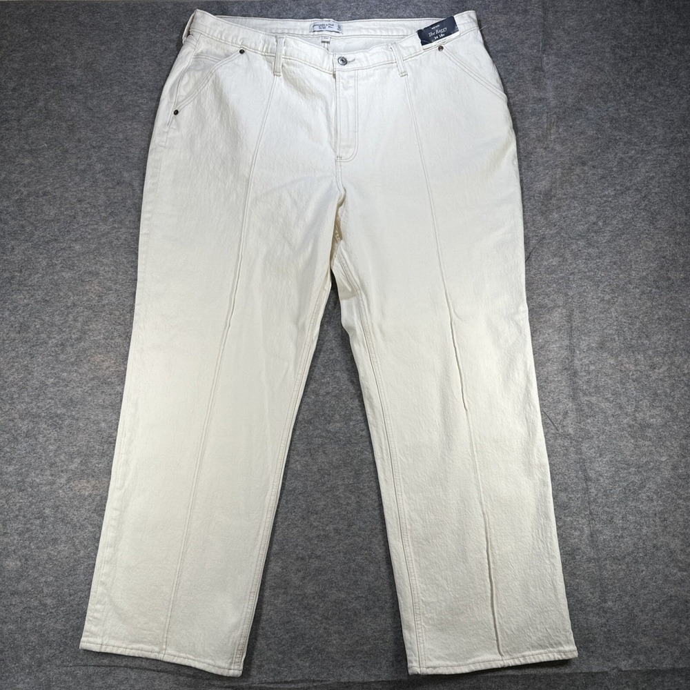 Abercrombie & Fitch Jeans Womens Sz 34 The Baggy Mid Rise 42x30 NWT Plus Size